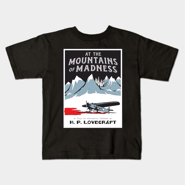 At the Mountains of Madness Kids T-Shirt by HPLHS